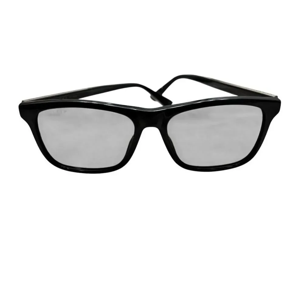 Gucci Unisex Square Sunglasses‎ Black Frame Gray Lens UV400 Protection